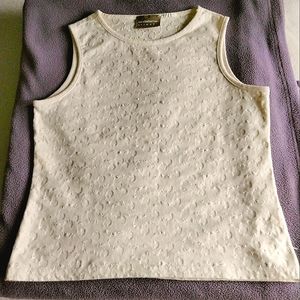 Liz Claiborne sleeveless knit top